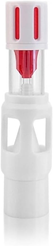 Fish Tank Silencer, H-Shaped Anti-Overflow Filter, Plastic Brush Spiral Filter, Fish Tank Accessory(Clear,25mm)