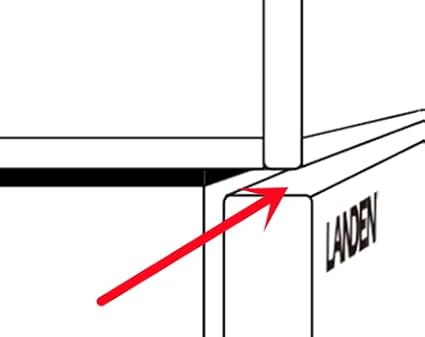 LANDEN Aquarium Wooden Stand and Cabinet for up to 20 Gal Tank, W17.7xD17.7xH31.5 in, Fish Reptile Sea Salt Water Tank Stand, Nano Foam Leveling Mat Included, Matte White Painted(Stand Only)