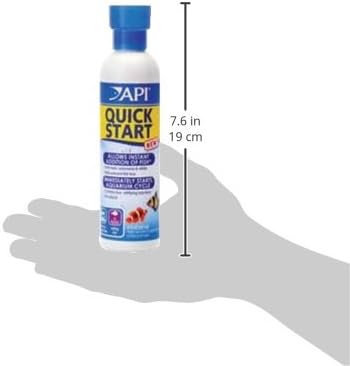 API QUICK START Freshwater and Saltwater Aquarium Nitrifying Bacteria 8-Ounce Bottle