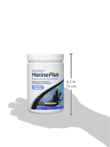 Seachem NutriDiet Marine Plus Flakes - Probiotic Fish Food Formula with Entice 100g