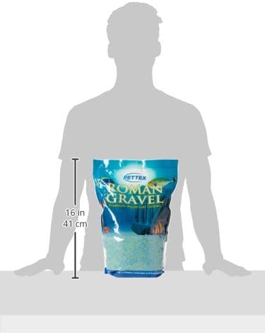 Monster Pet Supplies Pettex Roman Gravel Aquarium Gravel (4.4lb) (Aqua Blend)