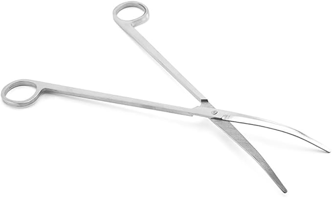 Curved Aquarium Scissors Water Fish Tank Plant Scissors Small Aquascaping Scissors Aquatic Plant Scissors Long Terrarium Scissors