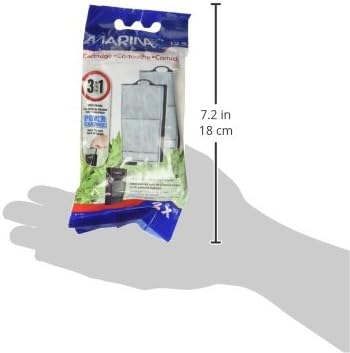 Marina I25 Power Cartridge, Replacement Aquarium Filter Media, 2-Pack, A134
