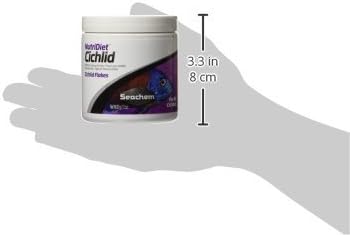 Seachem NutriDiet Cichlid Fish Flakes - Probiotic Formula with GarlicGuard 30g/1oz