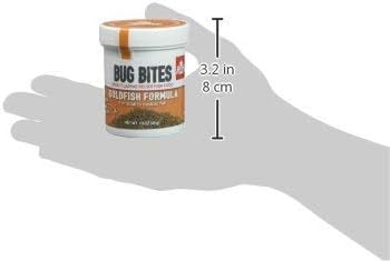 Fluval Bug Bites Goldfish Fish Food, Granules for Small to Medium Sized Fish, 1.6 oz., A6583