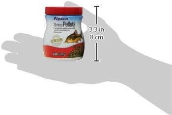 Aqueon Shrimp Pellets Sinking Food, 3.25 oz | For Bottom Feeding Fish | Pack of 2