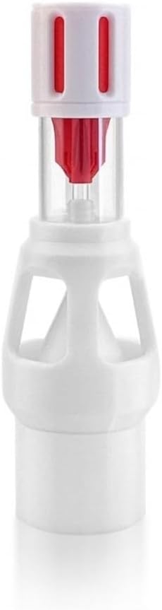 Fish Tank Silencer, H-Shaped Anti-Overflow Filter, Plastic Brush Spiral Filter, Fish Tank Accessory(Clear,32mm)