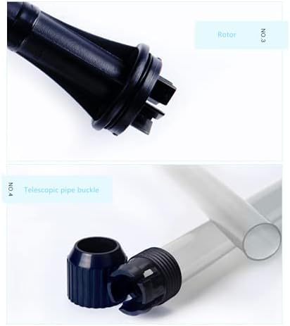 Electric Aquarium Fish Tank Siphon Pump Vacuum Gravel Water Filter Cleaner Pipe for Wash Sand Water Changing Water Shower Absorb Dirt