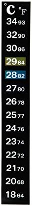 Digital Aquarium Tank Fish Thermometer Temperature Sticker Dual Scale 1 Piece