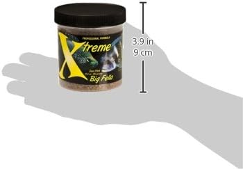 Xtreme Big Fella 3.0mm Pellets: Professional Nutrition for Medium to Large Cichlid/Community Fish - Boost Immune & Digestive Health, Color & Energy, Max Protein Fish Food – USA Farm Grown (9oz)