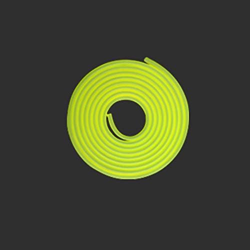 Airline Tubing for Aquarium 16.4 Feet Rubber Fish Tank Air Tubing Standard Colorful Aquarium Hose for Air Pump Black Yellow Green Red Blue (Yellow)