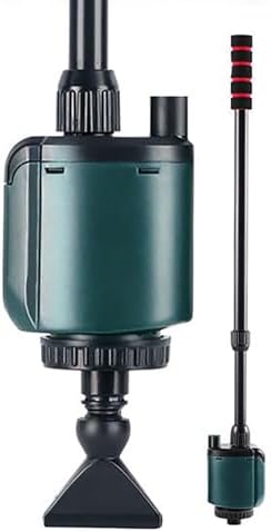 High-Performance Aquarium Gravel Cleaner with Algae Scrubber, Complete Water Maintenance Kit for Fish Tank & Sand Cleaning, Includes Hose & Clamp (36W)