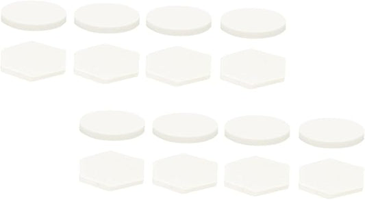balacoo 30pcs Coral Breeding Bases Lightweight Stable Ceramic Reef Accessories for Coral Propagation for Hard and Aquariums Supports Growth Reproduction