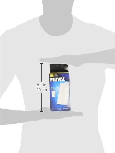 Fluval 106/107 Bio-Foam, Replacement Aquarium Filter Media, 2-Pack, A220