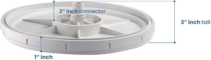AFD350 - PTFE 12” Disc Diffuser - ¾ NPT connection - SSI Aeration - Original