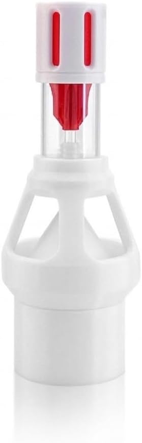 Fish Tank Silencer, H-Shaped Anti-Overflow Filter, Plastic Brush Spiral Filter, Fish Tank Accessory(Clear,40mm)
