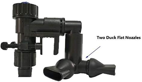 Marine Color Version Replacement Accessories Canister Kits Inlet Outlet Quick Shut Off Valve Hoses Surface Set Compatible with HW-303A/B HW-403A/B HW-703A/B Aquarium Filter