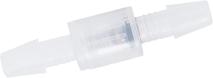 Check Valve Air Pump Accessories PP NonSlip Airtight Valve for Aquarium Hydroponics Air Tubing 1/4 Inch (1/4'')