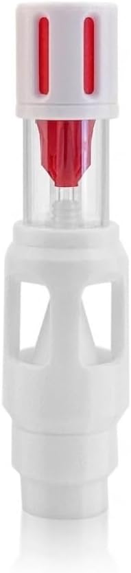 Fish Tank Silencer, H-Shaped Anti-Overflow Filter, Plastic Brush Spiral Filter, Fish Tank Accessory(Clear,20mm)