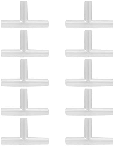 10Pieces Aquarium 3 Way T Connector Tubing Air Valves for Fish Tank Oxygen Pump