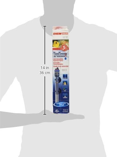 EHEIM Jager Aquarium Thermostat Heater 50W, Black