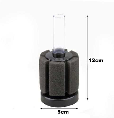 Bio Sponge Filter Air Pump Driven Up to 20 Gallon Each, Breeding Fry Betta Shrimp Fish Tank Aquarium (Small 4-Pack)