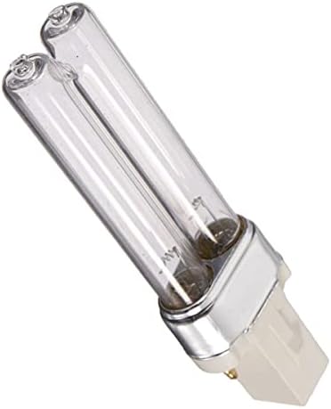 LSE Lighting 7W UV Bulb | Compatible with AquaTop PF40-UV, PF25-UV, SP7UV, UVE-7, R7WUV-SQ | Square 2-Pin Base | Quartz Ultraviolet Lamp | 12,000 Hour Super Life | Designed in USA