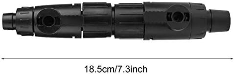 Aquarium Hose Valve, Fish Hose Pipe Quick Release Connector Adapter Aquarium Filter Connector(12mm to 16mm)