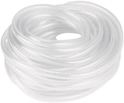 100 Feet 3/16-Inch Food Grade Flexible Silicone Air Tubing for Aquariums, Terrariums, Hydroponics (Clear - 100 ft)