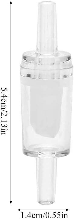 Pssopp 10Pcs Aquarium AirControl Valve One Way Non-Return Check Valve (White)
