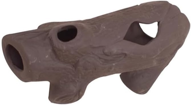 Red Soil, Purple Sand, Fish and Shrimp shelter Holes，Aquarium Decoration，Aquarium Ornament Plastic Fish Tank Decoration for Aquarium Landscape (Purple Sand Tree Head)