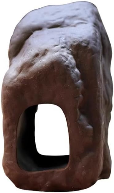 Red Soil, Purple Sand, Fish and Shrimp shelter Holes，Aquarium Decoration，Aquarium Ornament Plastic Fish Tank Decoration for Aquarium Landscape (Purple Sand Rockery jar), ZY-3005