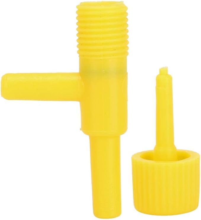Zerodis 20Pcs Aquarium Airflow Control Valve, Plastic Fish Air Pump Regulating Valves Aquarium Accessories for 4mm Tube
