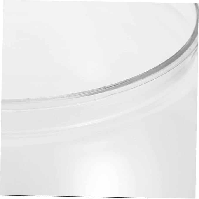 Transparent Fish Tank 7.87X7.87X6.69In Plastic Fish Bowl for Small Pets Goldfish Turtle Desktop Aquarium Decorative Micro Landscape Container