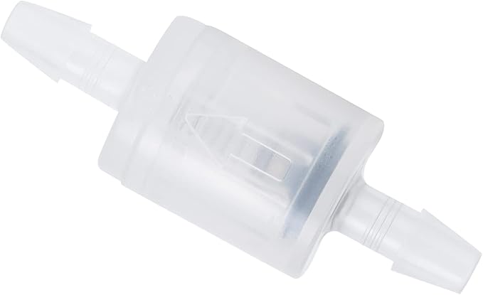 Check Valve Air Pump Accessories PP NonSlip Airtight Valve for Aquarium Hydroponics Air Tubing 1/4 Inch (1/8'')