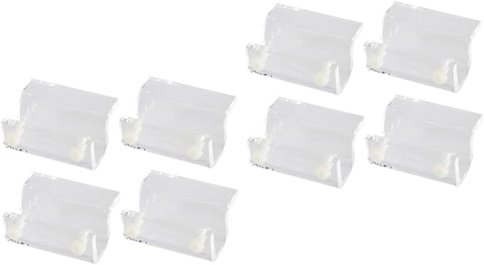 BESPORTBLE 8pcs Aquarium Support Bracket Acrylic Fish Tank Cover Holder for Open Tanks Holds Securely for Thick