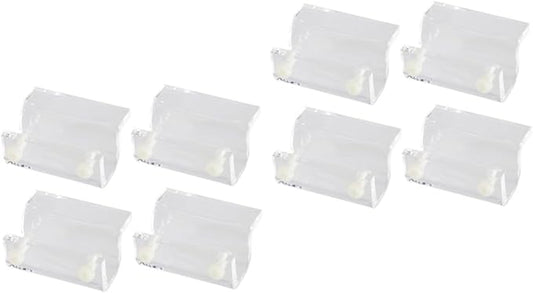 BESPORTBLE 8pcs Aquarium Support Bracket Acrylic Fish Tank Cover Holder for Open Tanks Holds Securely for Thick