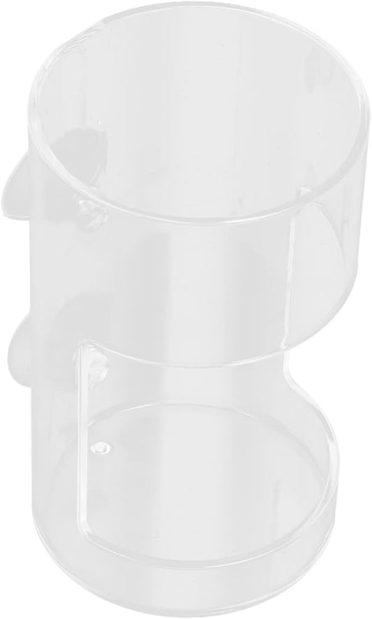 Acrylic Fish Feeder for Aquarium Automatic Feeding Tool Strong Cup Multi-Purpose Shrimp and Fish Feeding Bowl Clear Design for Easy Use