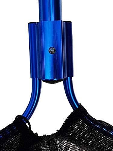 Pond H2o Heavy Duty Koi Fish Transport Sock Net 12 Inch Diameter 48 Inch Long with 15 Inch (40cm) Pole, Koi Sock Net Safely Transfer Pond Fish Not Waterproof Soft Netting, Interchangeable System