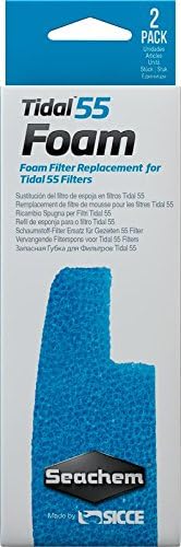 Seachem Laboratories 6503 55 Foam Tidal Filter (2 Pack)
