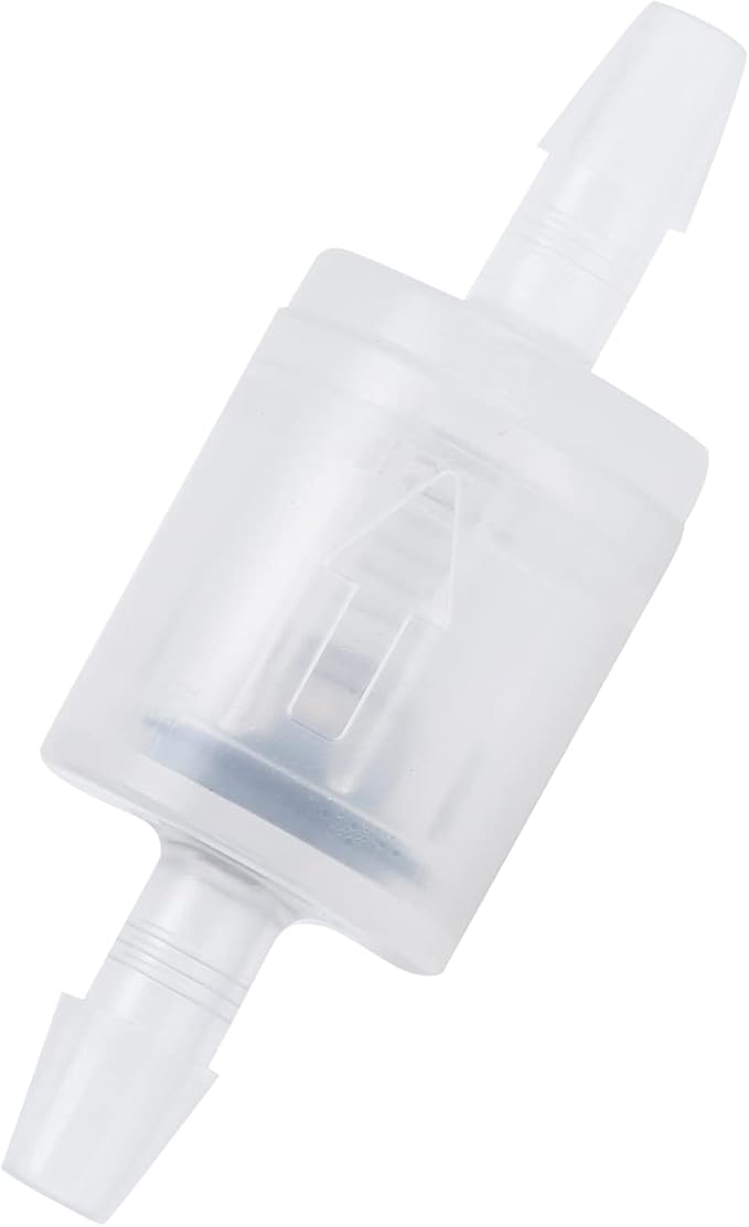 Check Valve Air Pump Accessories PP NonSlip Airtight Valve for Aquarium Hydroponics Air Tubing 1/4 Inch (1/8'')
