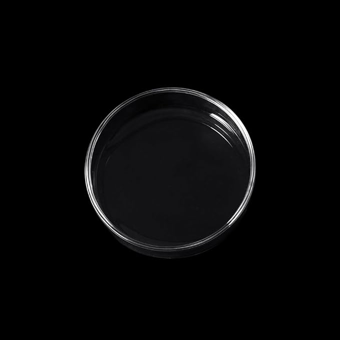 Aquarium Glass Feeder Dish Shrimp Feeding Dish Round Clear Glass Fish Feeder Bowl Fish Tank Food Tray Container Prevent Food Spilling, 65mm
