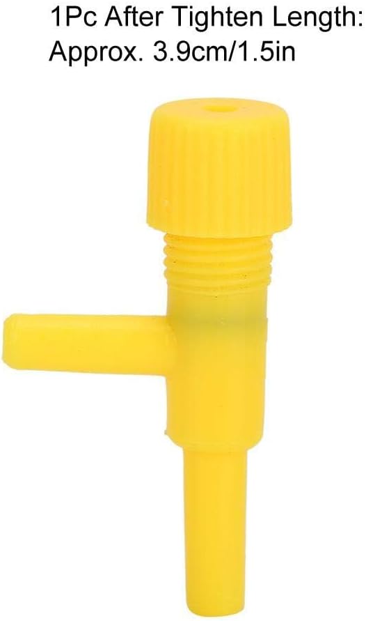Zerodis 20Pcs Aquarium Airflow Control Valve, Plastic Fish Air Pump Regulating Valves Aquarium Accessories for 4mm Tube