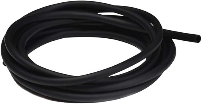 JIH Aquarium Air Pump Accessories Set -25 Feet Airline Tubing Black Standard, Air Stones,Check Valves, Suction Cups and Connectors