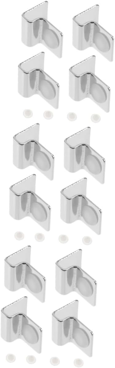 BESPORTBLE 12pcs Fish Tank Glass Cover Support Brackets Durable Aquarium Lid Clips for Securely Holding Glass Covers Fish Tanks Easy to Install and Use