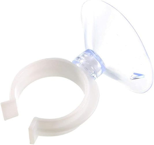 uxcell Aquarium Suction Cup Clips Airline Tube Holders Clamps for Fish Tank Clear 24mm 6Pcs