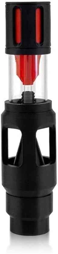 Fish Tank Silencer, H-Shaped Anti-Overflow Filter, Plastic Brush Spiral Filter, Fish Tank Accessory(Red,20mm)