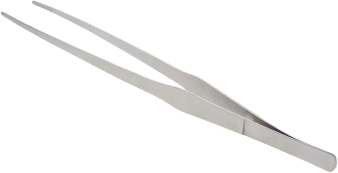 Utoolmart Aquarium Plant Tweezer, Stainless Steel Straight Tweezer, Aquarium Tweezers Extra Long 38cm, for Fish Tank Plant Aquascape Tools, Feeding Tongs, 2 Pcs
