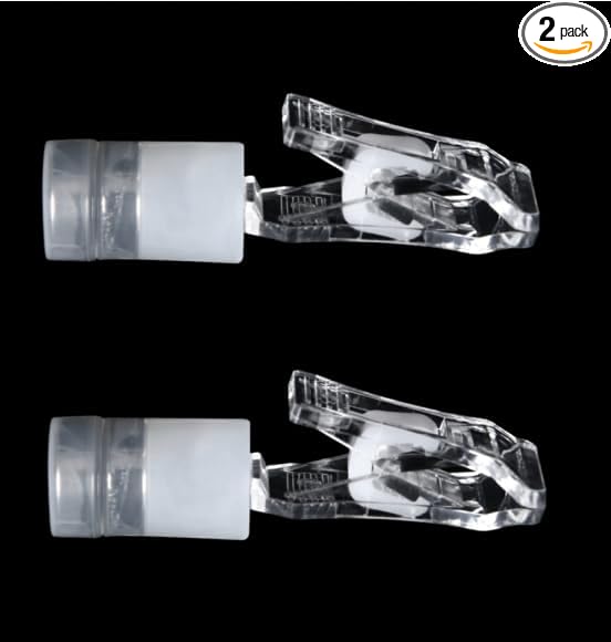 Magnetic Aquarium Veggie Clip Plant Feeding nori Seaweed Clip for Saltwater Fish Aquarium Magnet Lettuce Food clamp Fish Accessories—Patented Product (2pcs Magnetic Veggie Clip)
