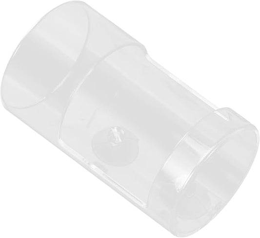 Beaupretty Acrylic Automatic Fish Feeder with Feeding Dish for Aquarium Shrimp and Betta Tanks, Small Round Design for Precise Feeding, Suitable for Freshwater Aquatic Pets